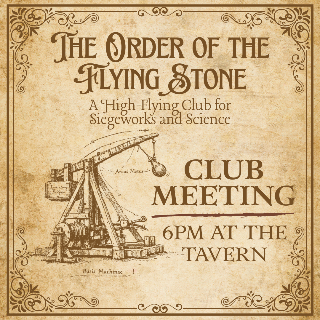 Order of the Flying Stone – Club Meeting