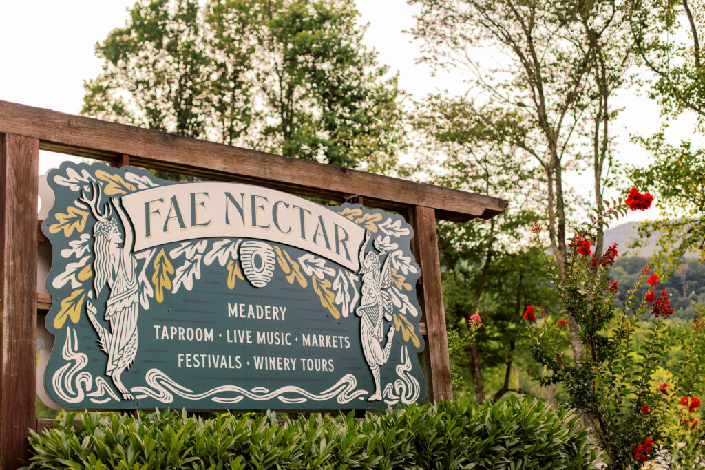 Fae Nectar sign